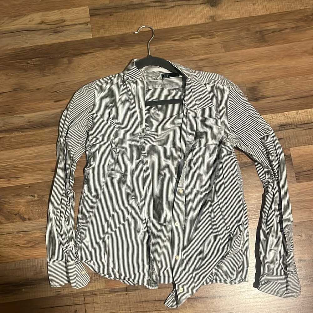 Pinstripe Button Down